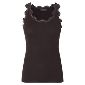 Rosemunde RWBabette Long Lace Top, Mole